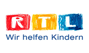 Logo "RTL - Wir helfen Kindern" (RTL - Nous aidons les enfants)